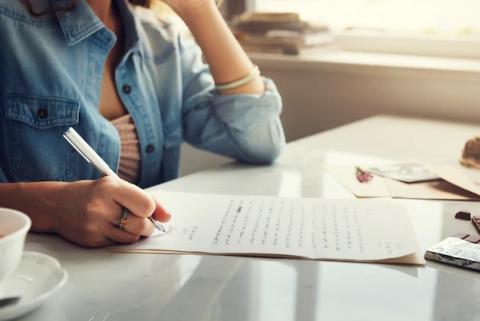 Women writing image