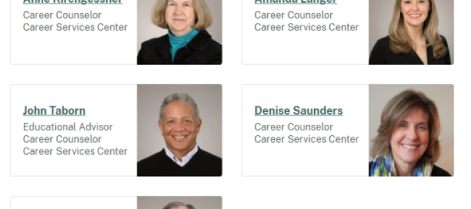 Headshots of OITE Career Counselors